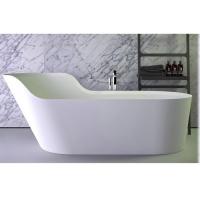 KNIEF Glow Ванна отдельностоящая ассимметричная левая  182х82х70/50см  со сливом, цвет белый матовый