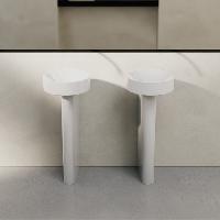 BETTE SunoPedestal Раковина пристенная 34*43,7*84см без отв. под смеситель с сифоном, шумоизоляцией, крепежом, цвет белый