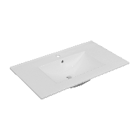 Раковина накладная Oliveeka, белая, NS80