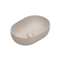 Catalano SFERA Раковина 50x35 h16 накладная, без отв. под смеситель, покрытие Cataglaze+, цвет Seta Satinato