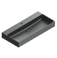 Catalano PREMIUM Раковина 100x47, с 1 отв. под смеситель, покрытие Cataglaze+ , цвет черный матовый