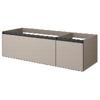 QUATRO 2 140см (100+40) тумба DAPHNE профиль ANTHRACITE