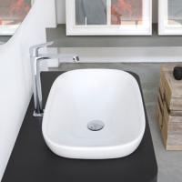 GLOBO Genesis Раковина встраиваемая без перелива 60x40 cм без отв. под смеситель, цвет: белый (Снято с пр-ва)