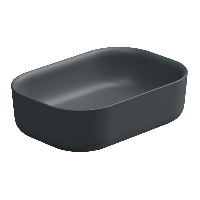 Раковина накладная 60x42 см GSG Ceramic Design Hit! HILAVRE60028, Ebano Matt