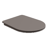 Крышка с сиденьем для подвесного унитаза с микролифтом GSG Ceramic Design Hit! HICOPRSLTICR029, Tortora Matt