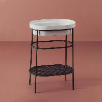 Artceram FUORI SCALA Металическая структура 36.5x58.6хh83см для раковины Fuori Scala ovale 59, цвет: черный матовый (без полки)