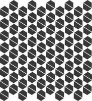 Cava Black Mosaic. B. 27.5x29.6