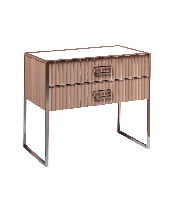 Тумба MONACO 100см  h84см  капучино глянец  +  хром   под раковину моноблок