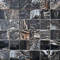 Mosaico Nairobi Black Polished 5x5 30x30
