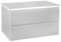 EB2083-J51 Тумба со столешницей и с подсветкой для накладной раковины, 80 см, цвет матовый белый