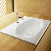 BETTE COMODO Раковина встраиваемая на столешницу  600×495×120 мм,  с 1 отв под смес, с крепл. в компл.цвет белый (СПЕЦЦЕНА со склада)