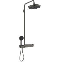 Ideal Standard Solos Душевая стойка с термостатич.смесителем для душа, верхний душ 33см, руч.душ, шланг 175см, без A1070NU, цвет: PVD Magnetic Grey