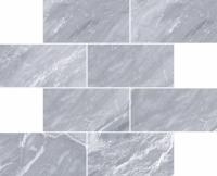  Marmori Декор Кирпичная Кладка Дымчатый Серый (14х7) 28.9x35.5 лаппатированный