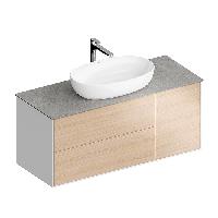 Kerama Marazzi Тумба PLAZA Modern подвесная 120 дуб виченце 3 ящика