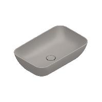 Catalano GREEN Раковина 60x38 h15 накладная, без отв. под смеситель, покрытие Cataglaze+, цвет Tortora Satinato