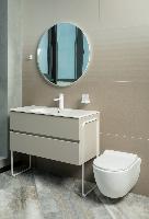 Тумба без раковины Vallessi 100*46cm Grey Stone 2 полки,