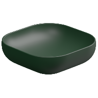 Раковина накладная 45 см GSG Ceramic Design Easy EALAVQU45036, Smeraldo Matt