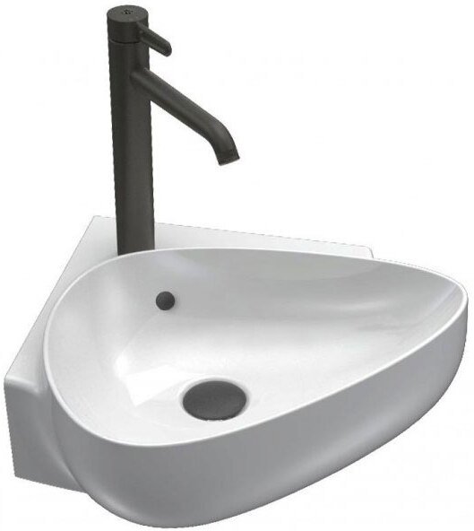 EGL112-00 раковина NOUVELLE VAGUE угловая (белая) 