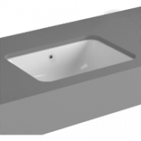 S20 Раковина встраиваемая снизу 43, цвет белый