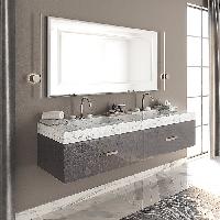 VITAGE milldue edition FOUR SEASONS Столешница мраморная 1800х560х95 мм, c 2 интегрированными раковинами, c 3 отверстиями для смесит, цвет Paonazzetto