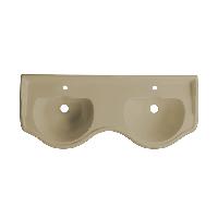 KERASAN Retro, Раковина двойная  120 см с 1 отв. под смеситель, цвет: Nocciola matt