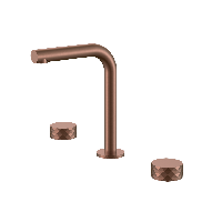 Смеситель на столешницу STICK DIAMOND на 3 отв. BRUSHED BRONZE