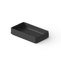DEA DESIGN Washbasins Раковина настольная 58x34xh12 см, материал: Solid Surface искуственный камень, цвет: Black №16