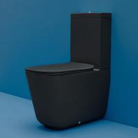 Механизм GEBERIT двойного слива с нижним подводом воды, цвет кнопки хром