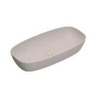 Catalano ALVEA Раковина 80x40 накладная, без отв. под смеситель, покрытие Cataglaze+, цвет Seta Satinato