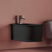 Artceram ATELIER Биде подвесное 52х37см, с 1 отв под смеситель, цвет: черный матовый