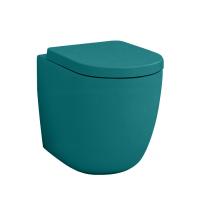 Artceram FILE 2.0 Унитаз напольный 53х37хh42см, безободковый, слив универсальный, с крепежом, цвет: verde foresta (СПЕЦЦена с нашего склада!)