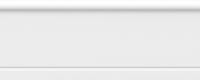 Бордюр Gatsby глянцевый белый 10х25