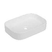 Раковина накладная Oliveeka 9690A на столешницу 560 х 380 белая