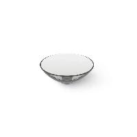 DEA DESIGN Washbasins Раковина настольная 40x40xh14 см, материал: Glasstech прозрачная смола, цвет: Smoky Black R4