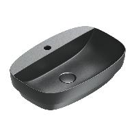 Catalano ALVEA Раковина 60x40 встраиваемая, с 1 отв. под смеситель, покрытие Cataglaze+ , цвет черный матовый