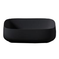 ARTCERAM COGNAC Раковина настольная Quadro 56x41 см, цвет матовый черный