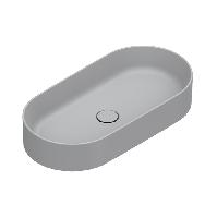 Catalano Zero Раковина настольная. Без перелива. 70x35 h12см, без отв. под смеситель, покрытие Cataglaze+, цвет Cemento Satinato