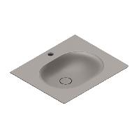 Catalano SFERA Раковина консоль 60x50, с 1 отв. под смеситель, покрытие Cataglaze+ , цвет Tortora Satinato