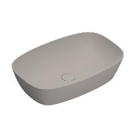 Catalano ALVEA Раковина 60x40 накладная, без отв. под смеситель, покрытие Cataglaze+, цвет Tortora Satinato