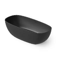 DEA DESIGN Modern Ванна отдельностоящая 180x85xh54 см, материал: Solid Surface искуственный камень, цвет: Black №16