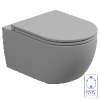 Чаша подвесного унитаза биколор GSG Ceramic Design Like LKWCSOBI000/033, White/Perla Matt