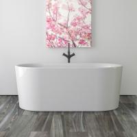 KNIEF Fresh XS  Ванна отдельностоящая 155х80х60см,слив щелевой, без слив-перелива, цвет  белый  глянцевый (продавать со сливом 0100-091-06S)