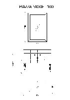 Тумба Piazza 100 черная + Хром_Комплект