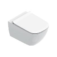 Catalano ELICE Унитаз подвесной 54x36, безободковый, смыв Tornado, покрытие Cataglaze+, без крепежа, цвет белый глянцевый (NEW 2026)