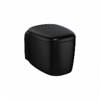 Plural Rim-Ex безободковый подвесной унитаз, цвет матовый черный