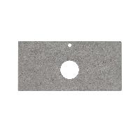 Kerama Marazzi Столешница из керамогранита для накладных раковин Фондамента 100, серая