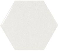  Scale  Hexagon White 10.7x12.4 глазурованный глянцевый