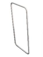 Ножки для тумбы Vallessi нерж. сталь белые  (пара) для моноблоков