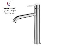 AQG Urban, высокий однорычажный смеситель для раковины без донного клапана, цвет хром