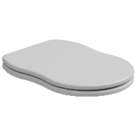 Крышка с сиденьем для подвесного унитаза с микролифтом GSG Ceramic Design Time TICOPRCCCR000, белый глянцевый